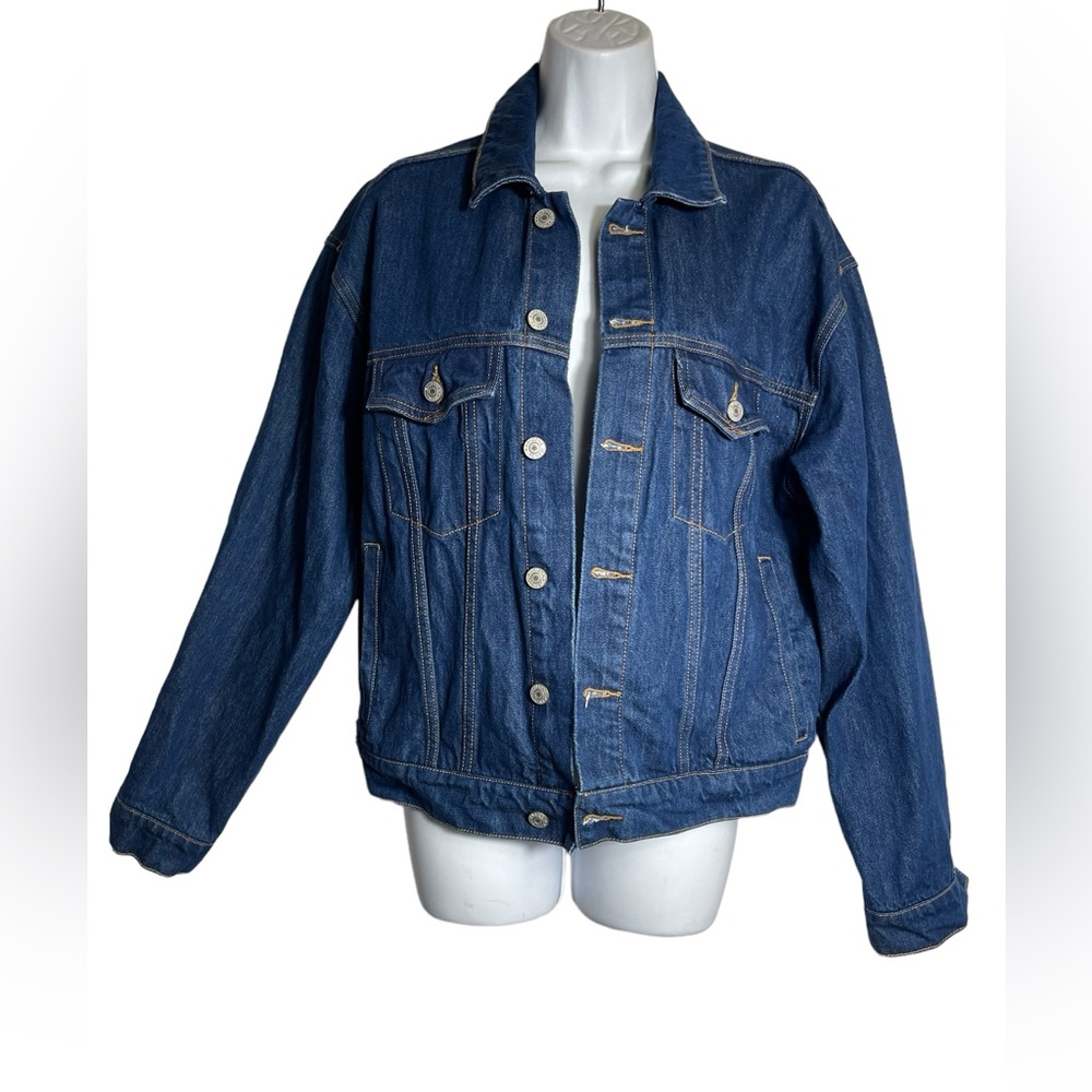 Arizona Jean Co jacket‎ ladies size medium blue denim jean jacket 💙💙